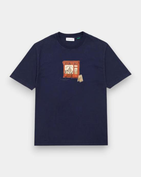 25FW 에드몬드 스튜디오 셔츠 3253020590 PLAIN NAVY Blue