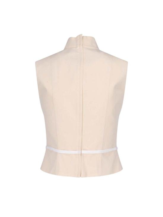 25FW 모스키노 탑 252D 0806 54361002 WHITE - MOSCHINO