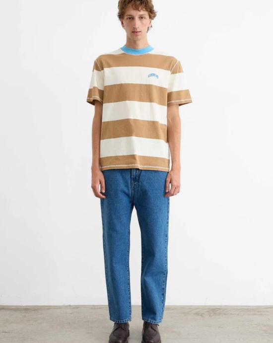 25FW 에드몬드 스튜디오 반팔 티셔츠 3253004750 PLAIN BROWN Browm - EDMMOND STUDIOS