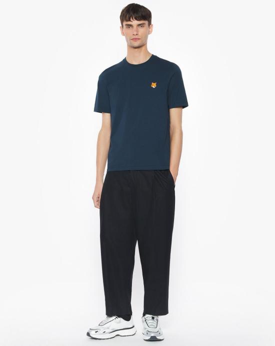 25FW 메종키츠네 폭스 헤드 레귤러 티셔츠 PM00107KJ7026 0413 - MAISON KITSUNE