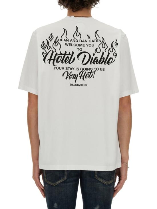  디스퀘어드2 반팔 티셔츠 S74GD1348 D20020100 White - DSQUARED2