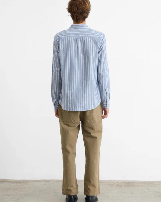 25FW 에드몬드 스튜디오 긴팔 셔츠 3251012540 PLAIN STEEL White - EDMMOND STUDIOS