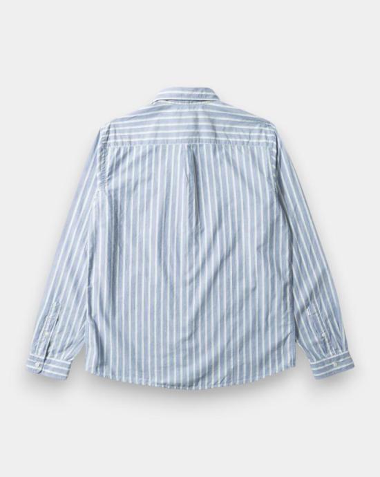 25FW 에드몬드 스튜디오 긴팔 셔츠 3251012540 PLAIN STEEL White - EDMMOND STUDIOS