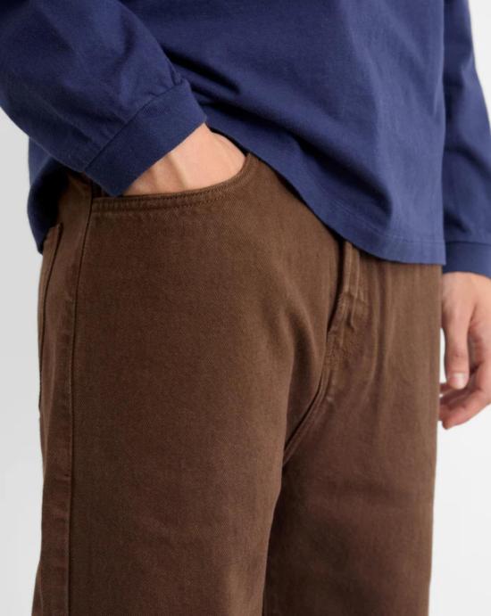 25FW 에드몬드 스튜디오 스트레이트 팬츠 3255004790 PLAIN CHOCOLATE Chocolat - EDMMOND STUDIOS