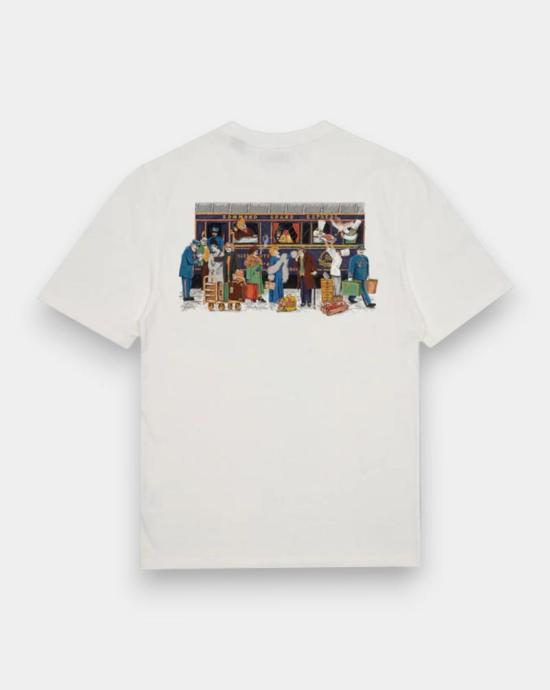 25FW 에드몬드 스튜디오 반팔 티셔츠 3253011010 PLAIN OFF WHITE White - EDMMOND STUDIOS