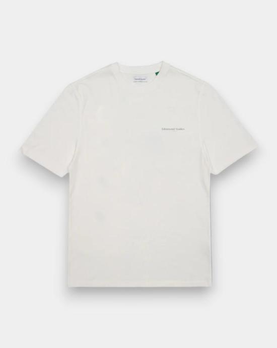 25FW 에드몬드 스튜디오 반팔 티셔츠 3253011010 PLAIN OFF WHITE White