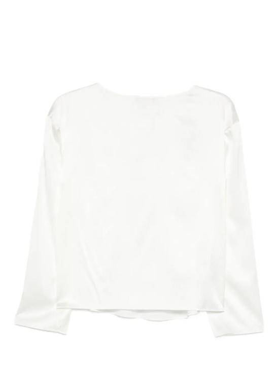 25FW 엠포리오 아르마니 블라우스 EW002198AF17300U0006 CLOUD DANCER - EMPORIO ARMANI