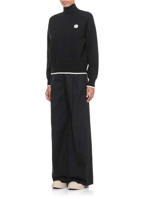 25FW 겐조 터틀넥 FF62PU7183LF99J Black - KENZO