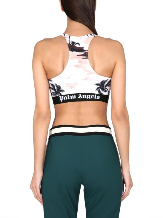 팜앤젤스 트레이닝 티셔츠 PWVO024 S23FAB0026110 White - PALM ANGELS