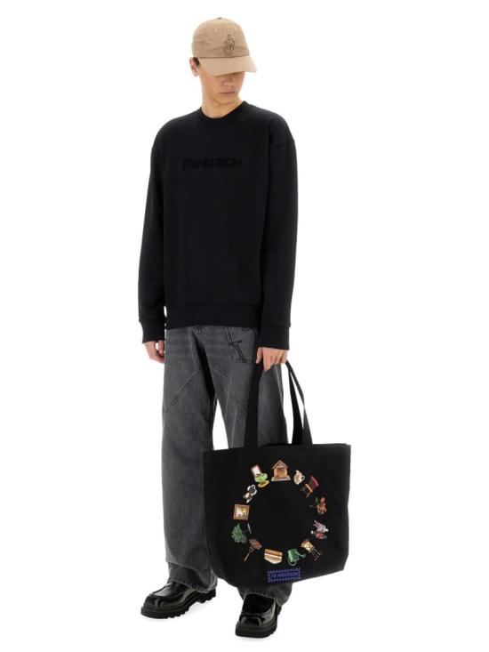  JW앤더슨 긴팔 티셔츠 JW0215 PG1632999 Black - JW ANDERSON