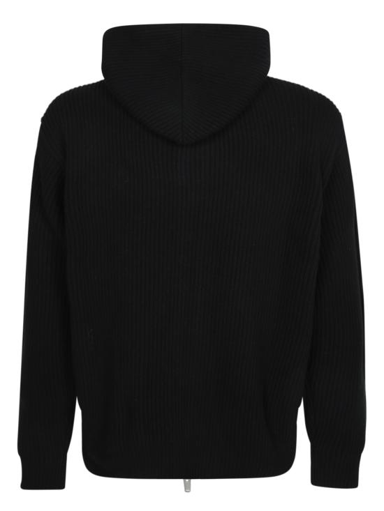 26FW 라르디니 집업 니트 AALMML424 AA65031 999 Black - LARDINI