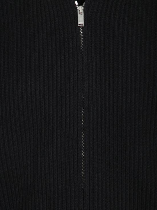 26FW 라르디니 집업 니트 AALMML424 AA65031 999 Black - LARDINI