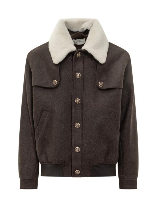 25FW 드롤드무슈 봄버 자켓 IJT242WO043 BN BROWN