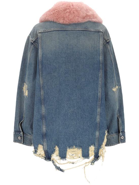 25FW 블루마린 데님 자켓 A522J211AC6C11 ICE BLU - BLUMARINE