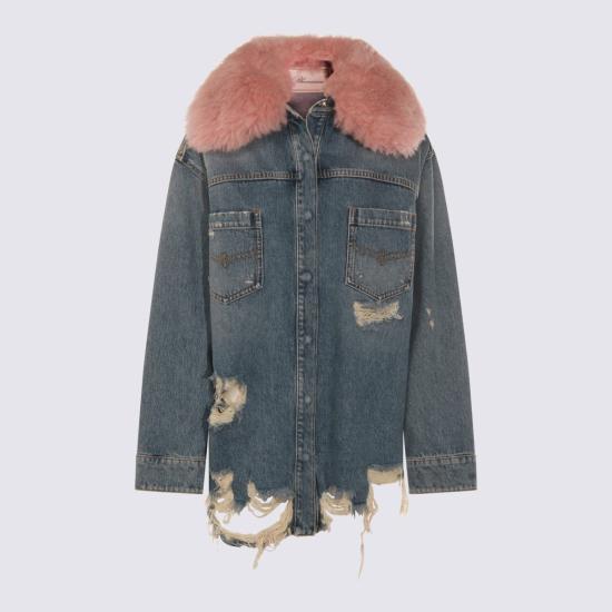 25FW 블루마린 데님 자켓 A522J211AC6C11 ICE BLU