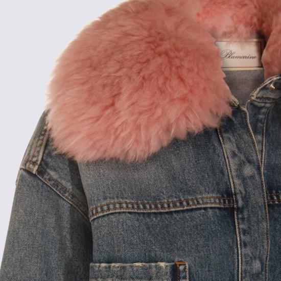 25FW 블루마린 데님 자켓 A522J211AC6C11 ICE BLU - BLUMARINE