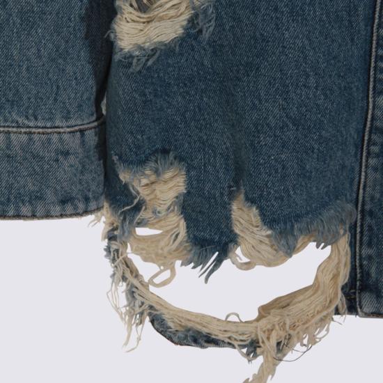 25FW 블루마린 데님 자켓 A522J211AC6C11 ICE BLU - BLUMARINE