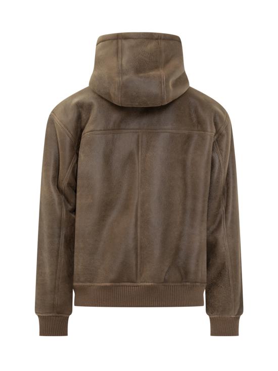 25FW 엠포리오 아르마니 가죽 자켓 EM002616AF17349 U6199 - EMPORIO ARMANI