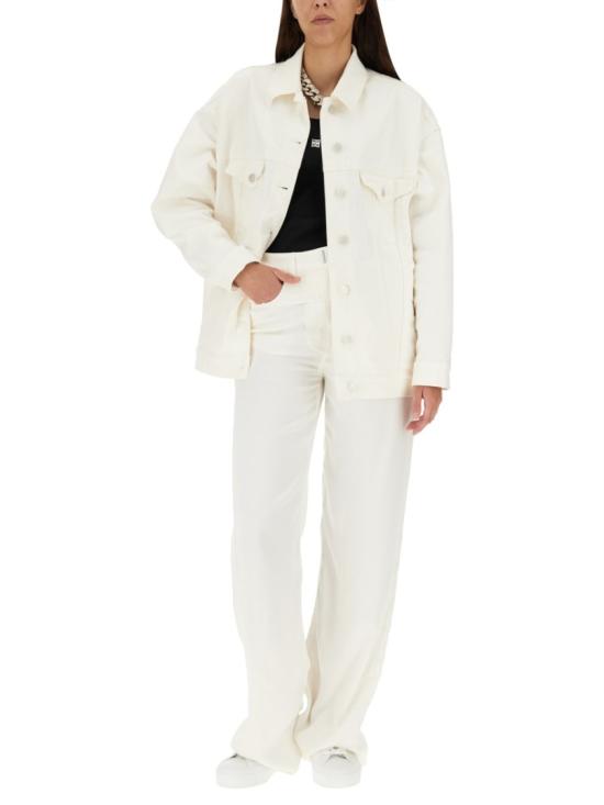  지방시 데님 팬츠 BW50WG5Y6G 100 White - GIVENCHY