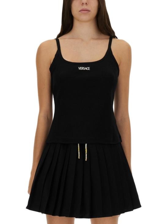 25FW 베르사체 탑 1020524 1A154611B000 Black