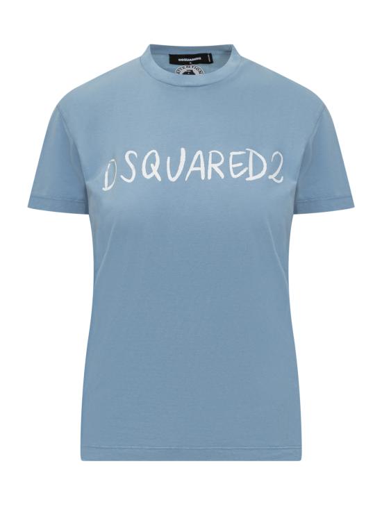 25SS 디스퀘어드2 반팔 티셔츠 S72GD0574S21600 474 DUSTY BABY BLUE