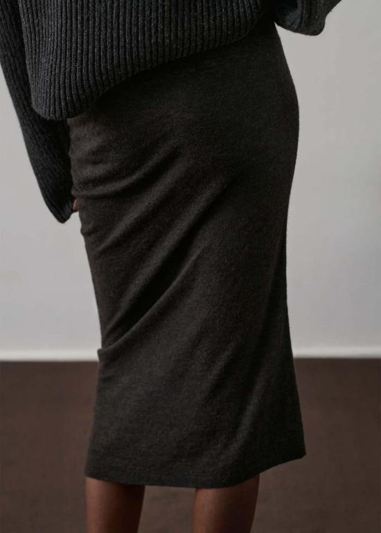  쉐르 미디 스커트 수르 게르티 스커트 마론 - SOEUR