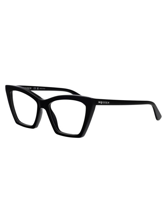 25FW 알렉산더 맥퀸 안경 AM0536O 001 black - ALEXANDER MCQUEEN
