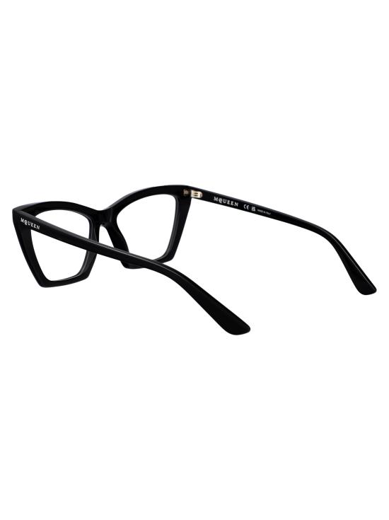 25FW 알렉산더 맥퀸 안경 AM0536O 001 black - ALEXANDER MCQUEEN