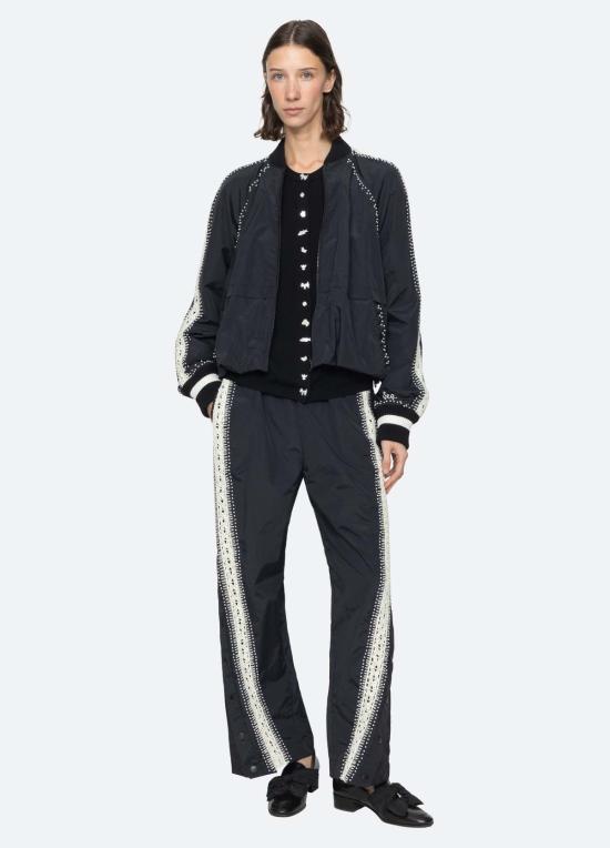  씨뉴욕 스트레이트 팬츠 Sea Ny Alberta  블랙 - SEA NY