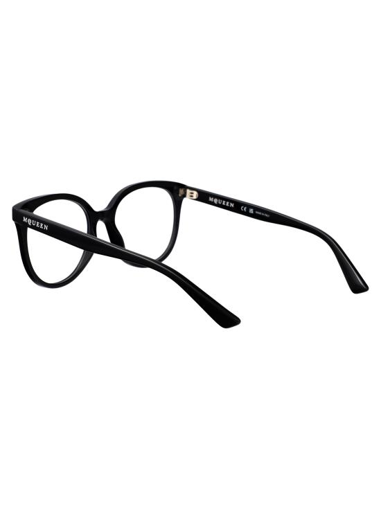 25FW 알렉산더 맥퀸 안경 AM0540O 001 black - ALEXANDER MCQUEEN