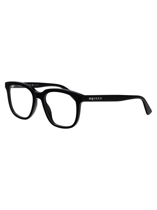 25FW 알렉산더 맥퀸 안경 AM0539O 001 black - ALEXANDER MCQUEEN