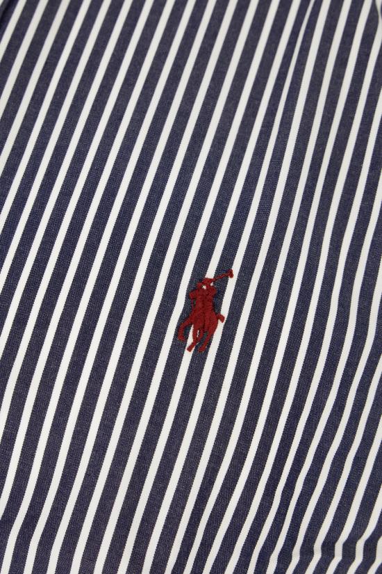 25FW 폴로 랄프로렌 긴팔 셔츠 710929344 025 NAVY WHITE - POLO RALPH LAUREN