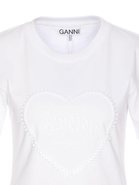 26SS 가니 반팔 티셔츠 T4150151 White - GANNI