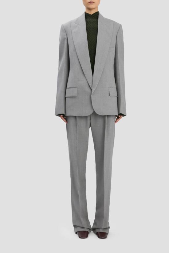  빅토리아 베컴 수트 자켓 스컬프처럴 슬리브 재킷 Lt.그레이 M - VICTORIA BECKHAM