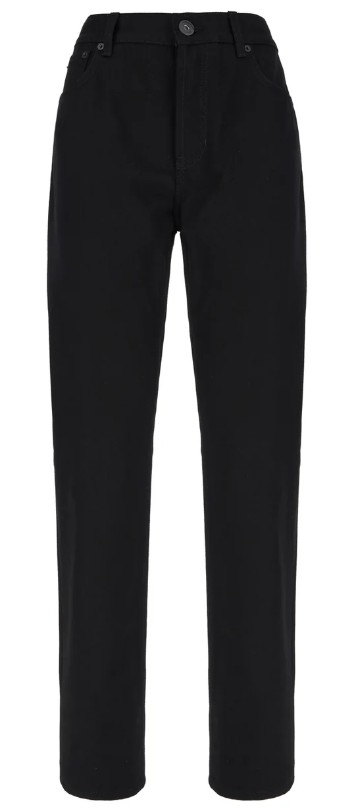 25FW 알렉산더 맥퀸 데님 팬츠 847587QYAAC 1000 BLACK