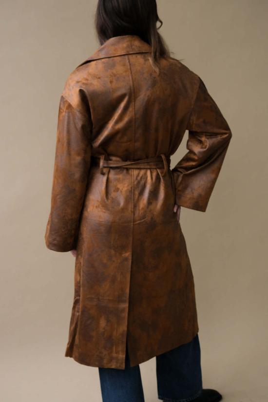  라감 트렌치 코트 코브라 트렌치코트 브라운 - LAAGAM