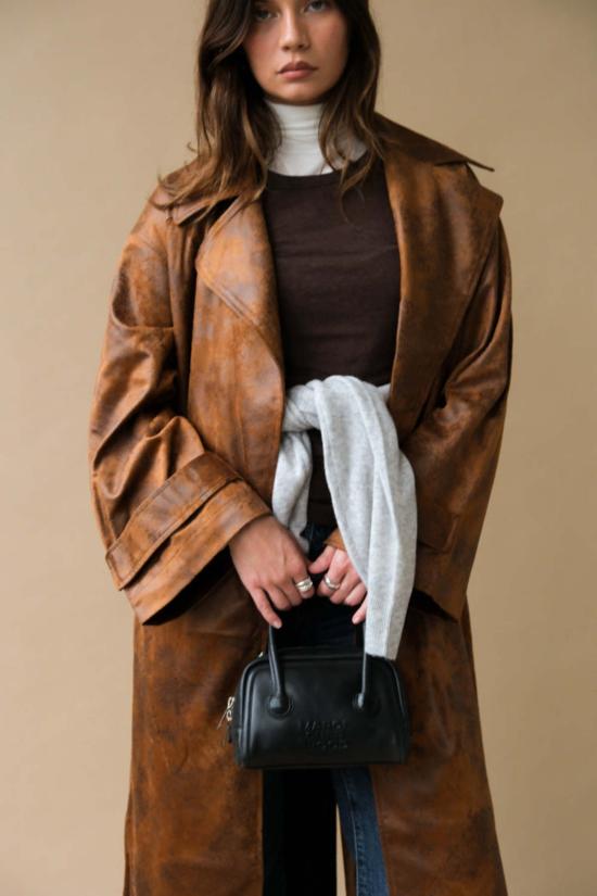  라감 트렌치 코트 코브라 트렌치코트 브라운 - LAAGAM