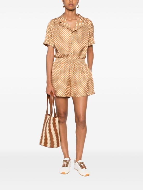 25FW 셀린느 숏팬츠 2P7110487 FYN8 Orange - CELINE