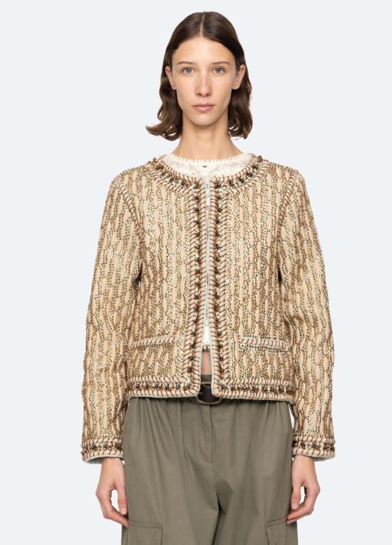  씨뉴욕 자켓 Sea Ny Viviana 재킷 골드 - SEA NY