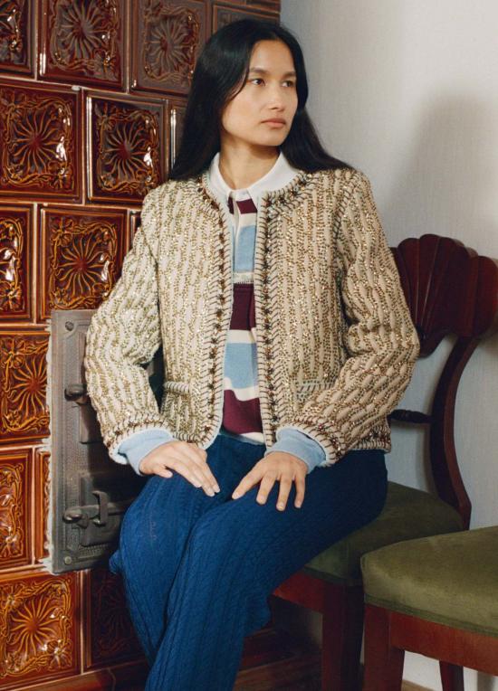  씨뉴욕 자켓 Sea Ny Viviana 재킷 골드 - SEA NY