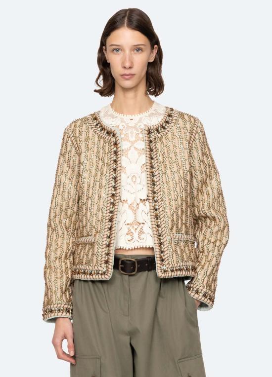  씨뉴욕 자켓 Sea Ny Viviana 재킷 골드 - SEA NY