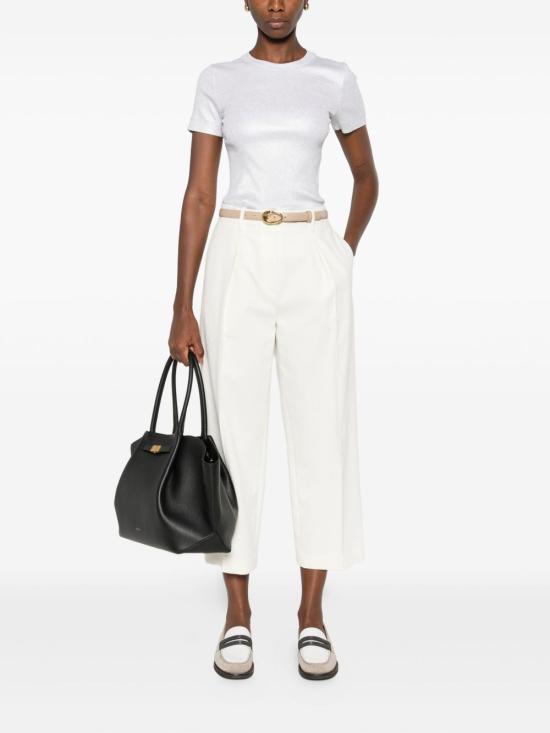 25FW 브루넬로 쿠치넬리 반팔 티셔츠 MP934EF800 C001 Silver - BRUNELLO CUCINELLI