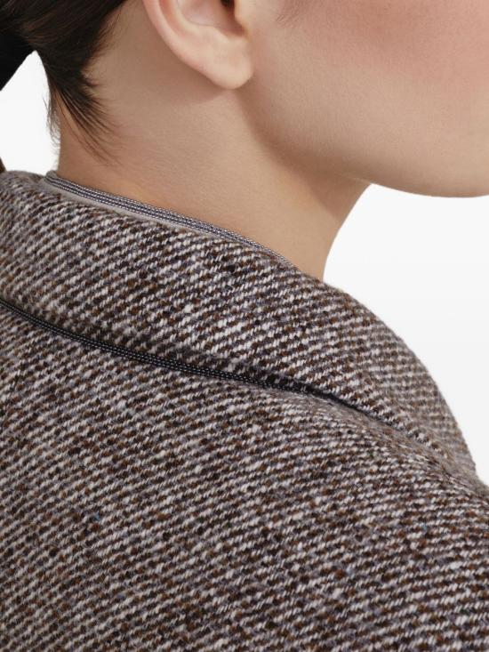 25FW 브루넬로 쿠치넬리 수트 자켓 MG5317329 C6321 Brown - BRUNELLO CUCINELLI