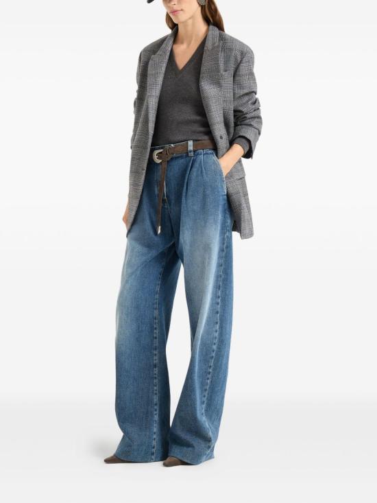 25FW 브루넬로 쿠치넬리 스웨터 MD998VB702 C001 Grey - BRUNELLO CUCINELLI