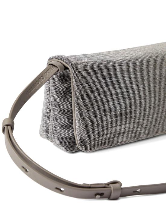 25FW 브루넬로 쿠치넬리 숄더백 MBMON2611 C736 Grey - BRUNELLO CUCINELLI