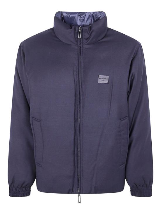 25FW 엠포리오 아르마니 숏패딩 EM003275 AF18078UB118 Blue