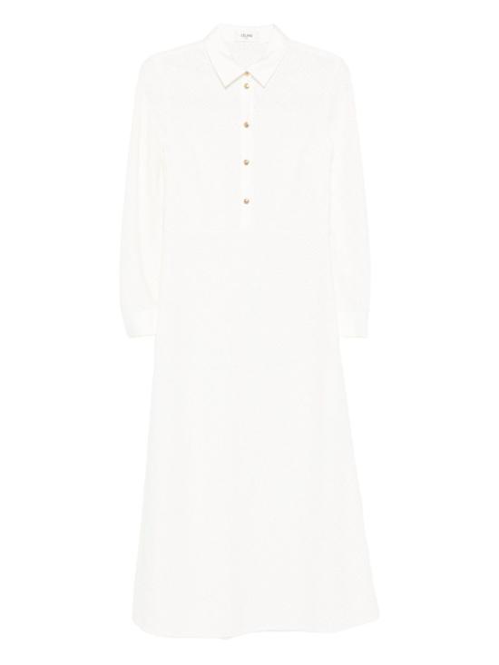 25FW 셀린느 롱 원피스 RR0BY0464 97IV Ivory