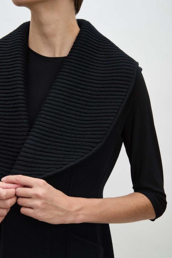  ASHLYN 베스트 애슐린 아이슬린 니트 조끼 블랙 - OTHER BRANDS