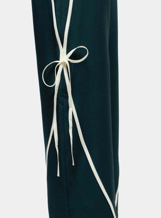  LAAGAM 스트레이트 팬츠 라감 비키 팬츠 그린 - OTHER BRANDS