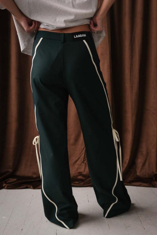  LAAGAM 스트레이트 팬츠 라감 비키 팬츠 그린 - OTHER BRANDS
